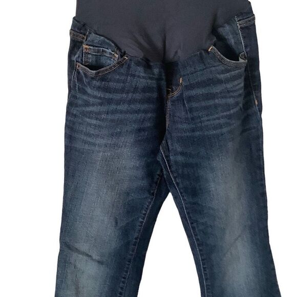 Pre Owned Women’s Old Navy Maternity Full Panel Boot Cut Jeans Sz 4 Classic - Picture 11 of 12